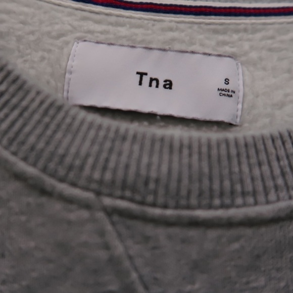 TNA Cotton Colorblock Pullover Sweatshirt - Picture 7 of 7